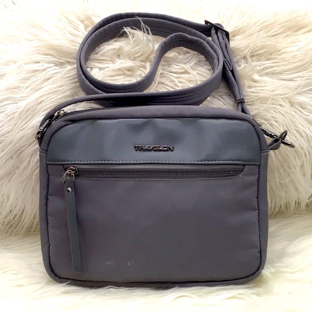 Travelon Gray Messenger Bag